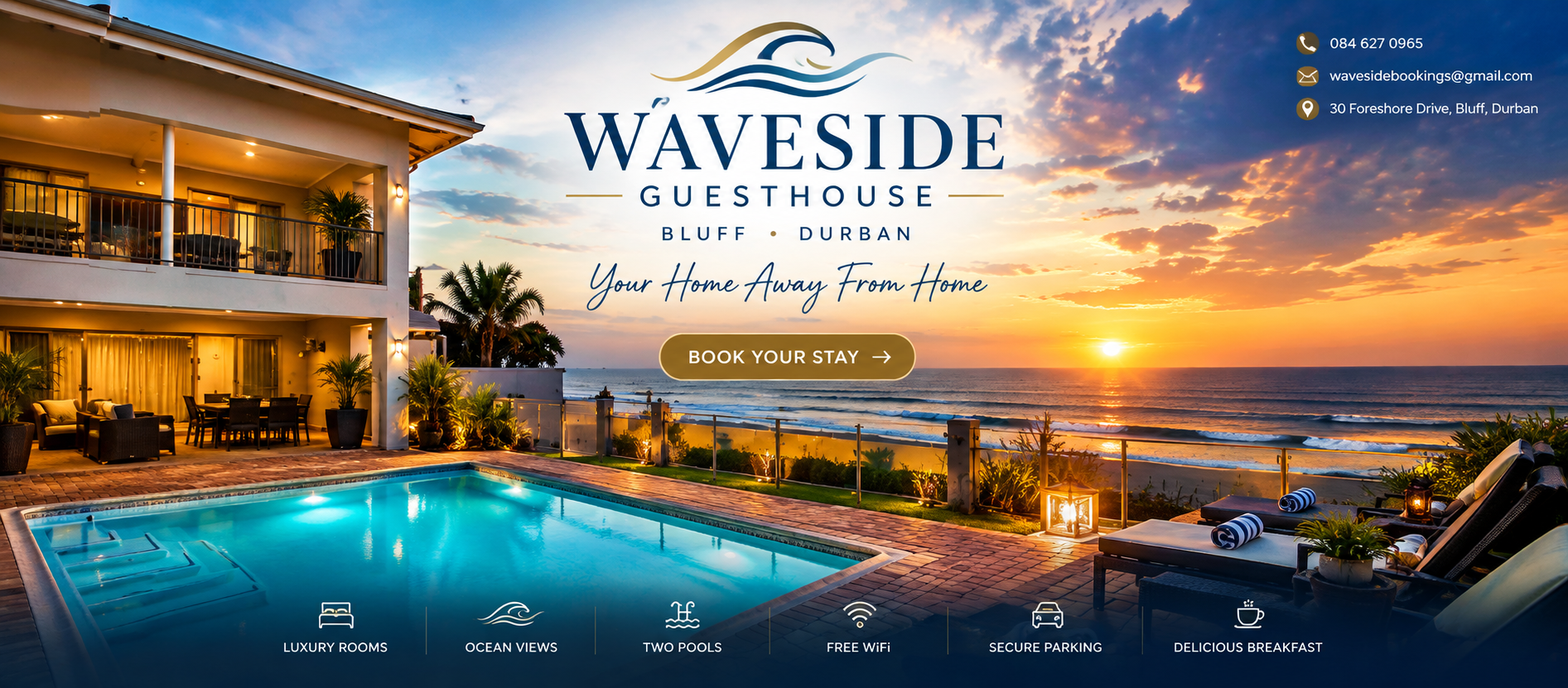 Room 4 at Waveside Guesthouse